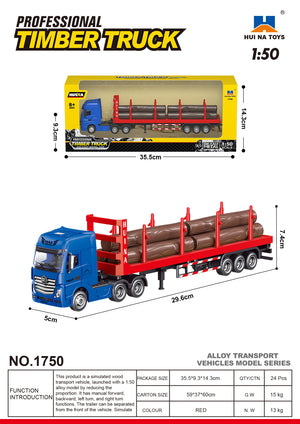 Huina 1750 Static Wood Transporter