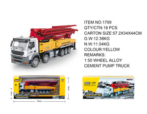 Huina 1709 Static Concrete Pump Truck