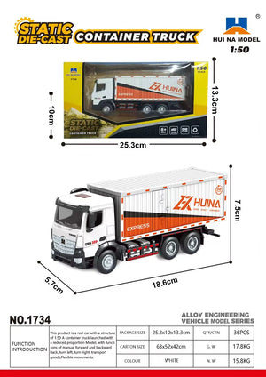 Huina 1734 Static Container Truck