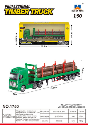 Huina 1750 Static Wood Transporter