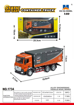 Huina 1734 Static Container Truck