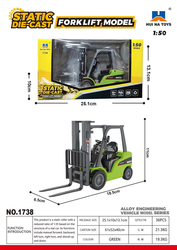 Huina 1738 Static Forklift