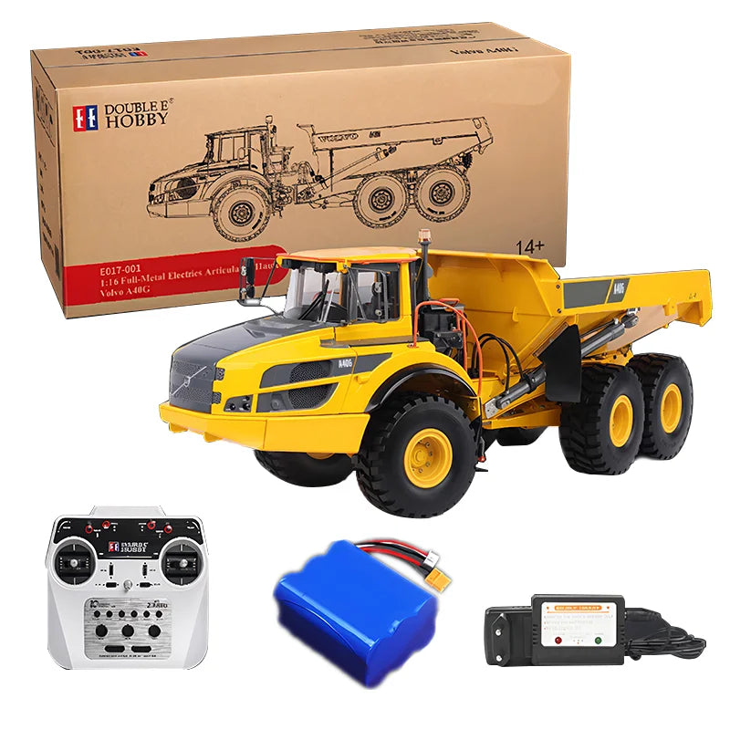 DOUBLE E E017 Volvo A40G RC Hydraulic Truck – Heavy Duty RC