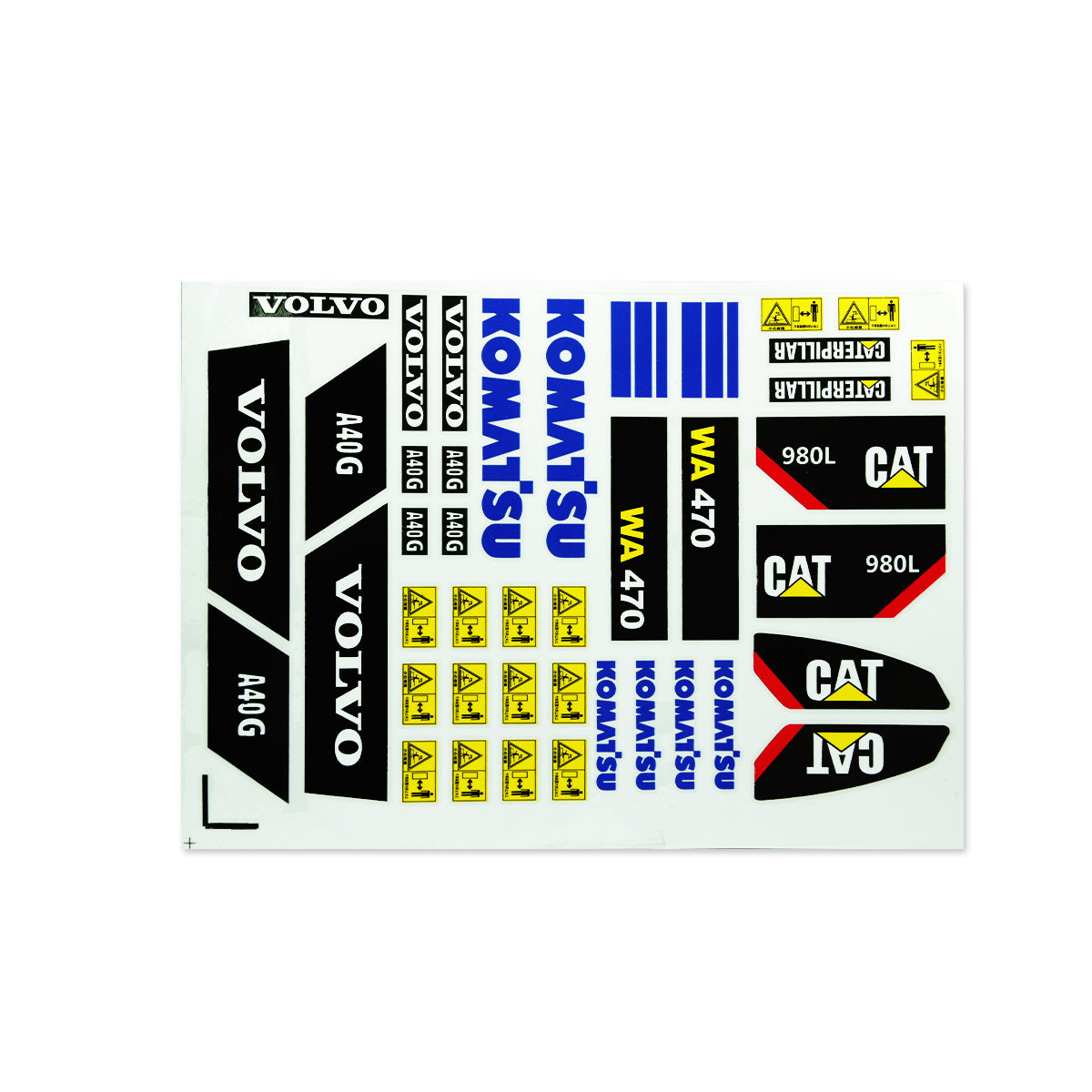 3 in 1 sticker for XDRC Wheel Loader – Heavy Duty RC