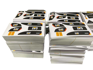 CAT sticker for Huina 1580 Excavator
