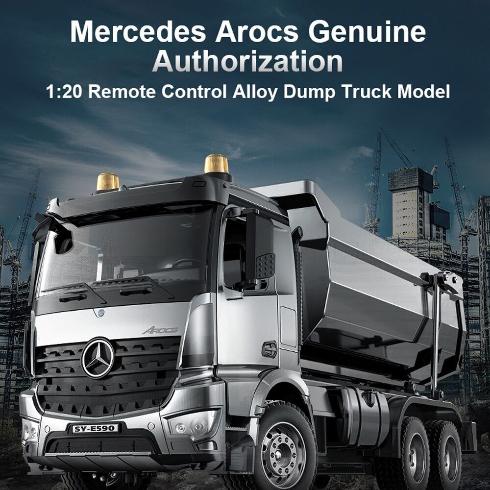 Camion benne Mercedes Arcos E590 RC (Double E) (modèle 2023) 