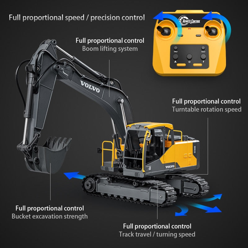 DOUBLE E VOLVO E598-003 RC Excavator (2026 Model)