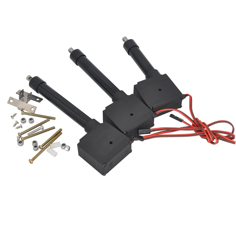 New Electric Hydraulic Cylinder With Servo For HUINA 1592 Heavy Duty RC