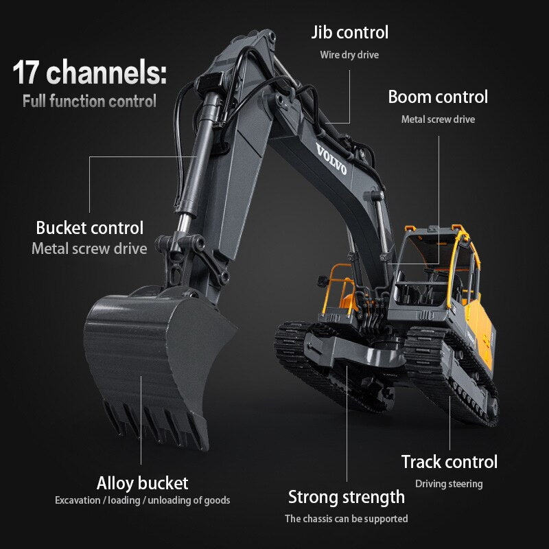 DOUBLE E VOLVO E598-003 RC Excavator (2026 Model)