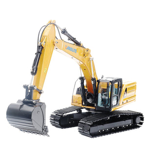 Hydraulic excavator by huina with white background