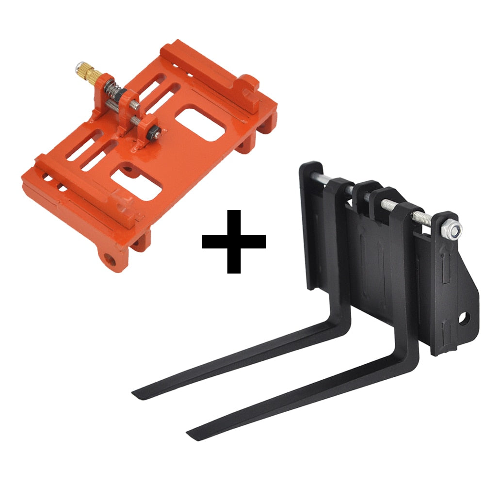Quick Hitch Connector & forklift attachments for Huina 1583