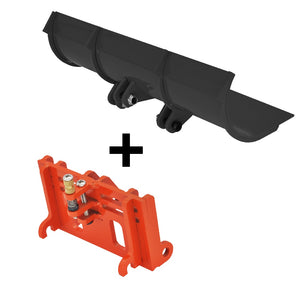 Snow Plow Bucket with Quick Hitch Connector for 1583
