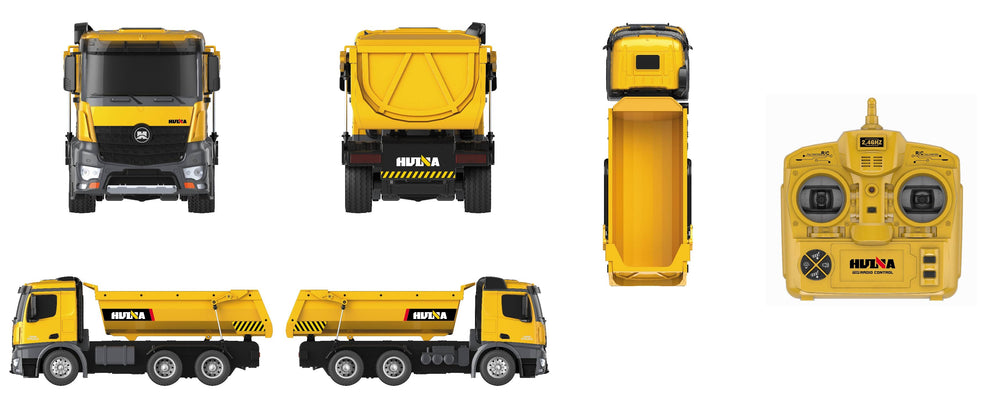 Huina 1573 RC Dump Truck (2024 Model) – Heavy Duty RC